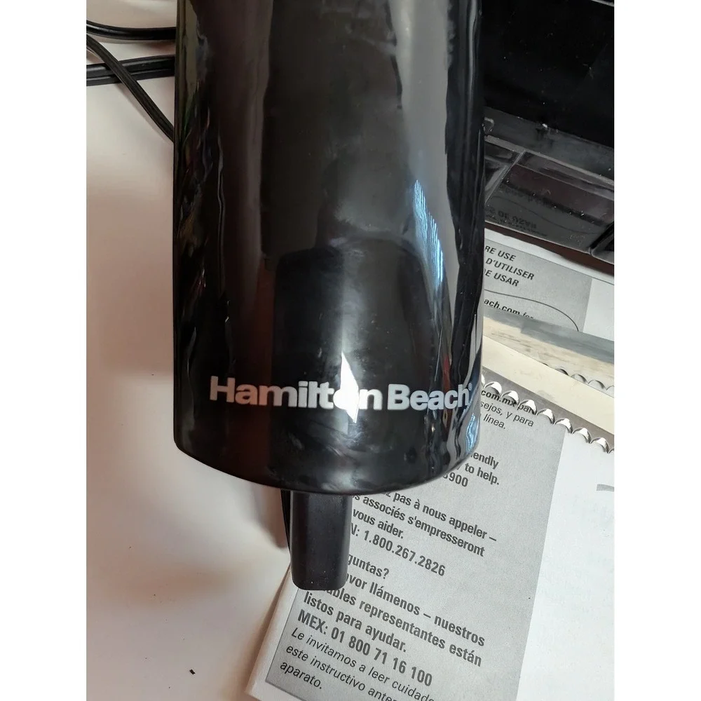 Hamilton Beach Electric Knife Set Serrated Blades Case Kitchen Carving Tool